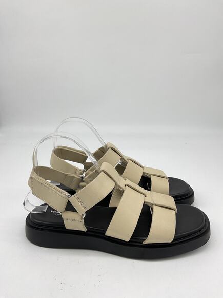 Vagabond Shoemakers 'Connie' Off White Leather Sandal Size 8 - Picture 2 of 6